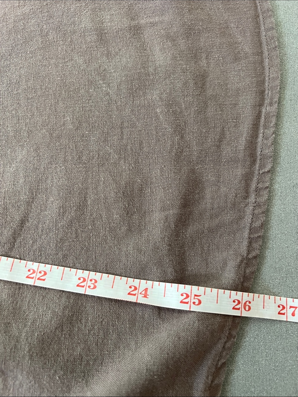 Aerie | Tie-Shoulder Button-Front Womenâs Linen Blend Camisole Top Taupe Size M - Picture 17 of 17
